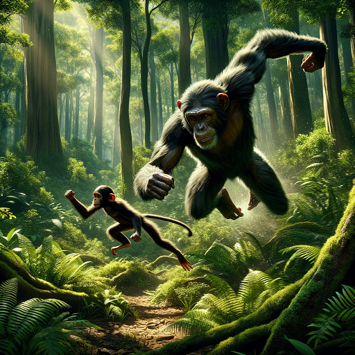 chimpanzee hunting