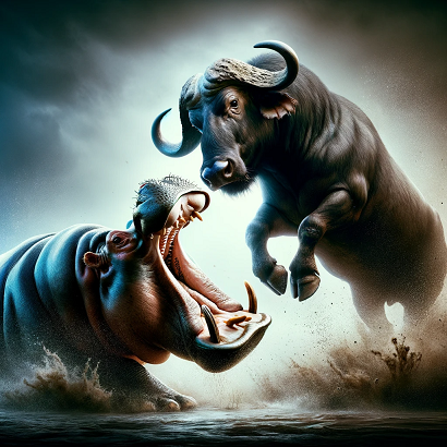 hippo vs buffalo