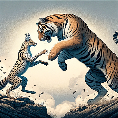 serval vs tiger