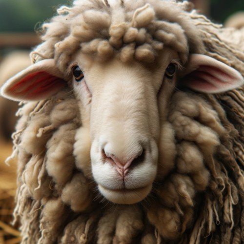 closeup sheep