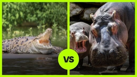 Crocodile vs Hippo