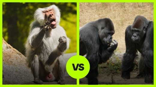 baboon vs gorilla