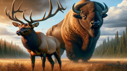 elk v bison