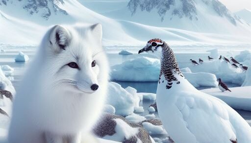 Arctic Fox vs. Ptarmigan