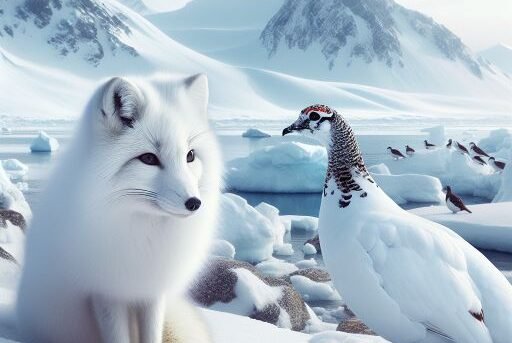 Arctic Fox vs. Ptarmigan