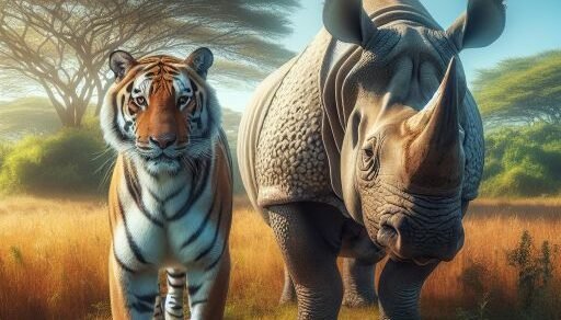 Select Bengal Tiger vs. Indian Rhino Bengal Tiger vs. Indian Rhino