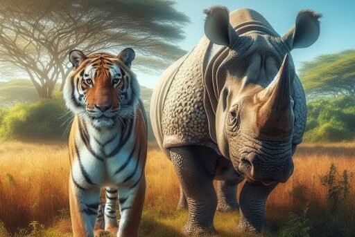 Select Bengal Tiger vs. Indian Rhino Bengal Tiger vs. Indian Rhino
