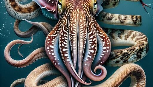 Cuttlefish vs. Sea Snake
