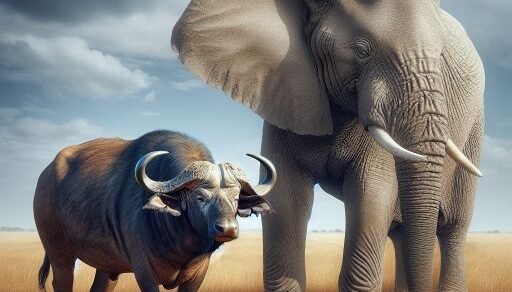 Elephant vs. Buffalo