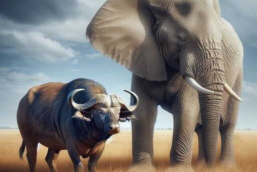 Elephant vs. Buffalo