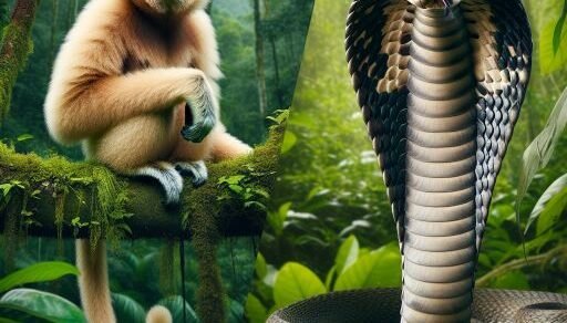 Gibbon vs. King Cobra