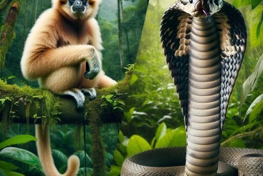 Gibbon vs. King Cobra