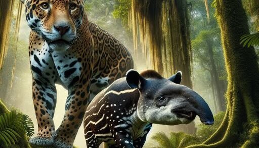 Jaguar vs. Tapir