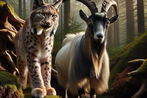 Lynx vs. Wild Goat