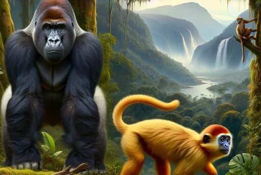 Mountain Gorilla vs. Golden Monkey