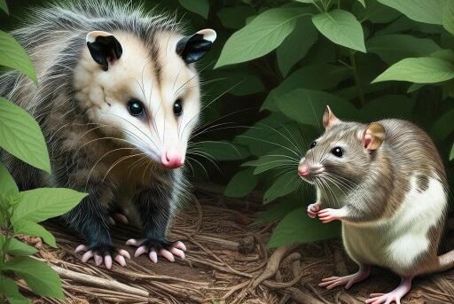 Opossum vs. Rat