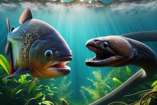 Piranha vs. Electric Eel
