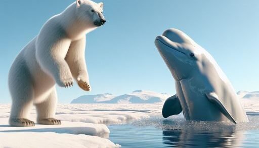 Polar Bear vs. Beluga Whale