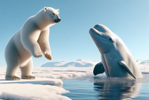 Polar Bear vs. Beluga Whale