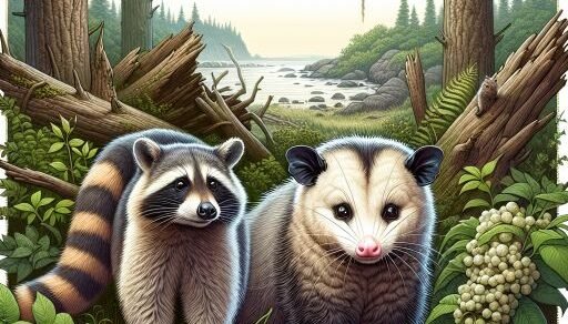 Raccoon vs. Possum