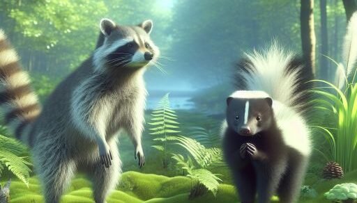 Raccoon vs. Skunk