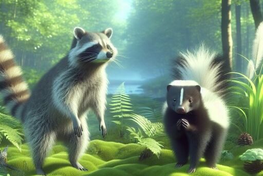 Raccoon vs. Skunk