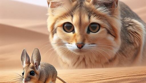 Sand Cat vs. Jerboa