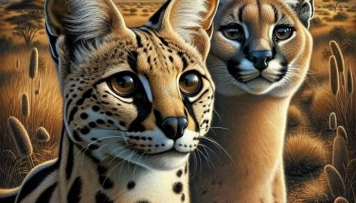 Serval vs. Caracal