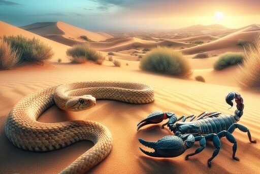 Sidewinder vs. Desert Scorpion