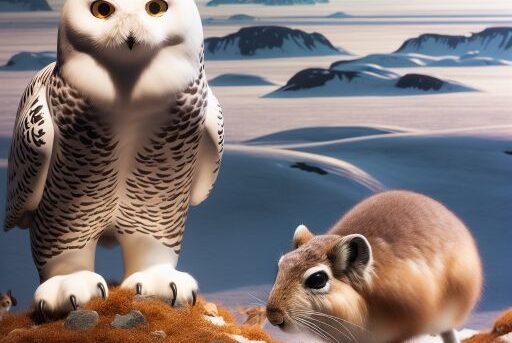 Snowy Owl vs. Lemming