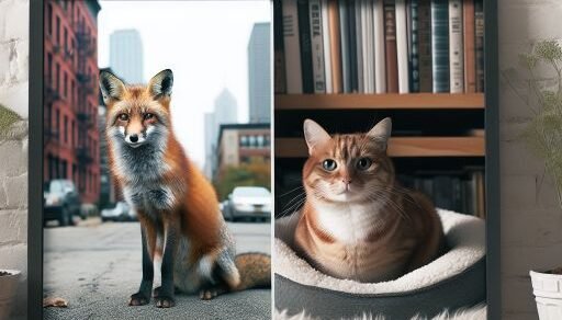 Urban Fox vs. Domestic Cat