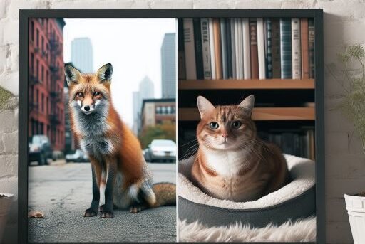 Urban Fox vs. Domestic Cat