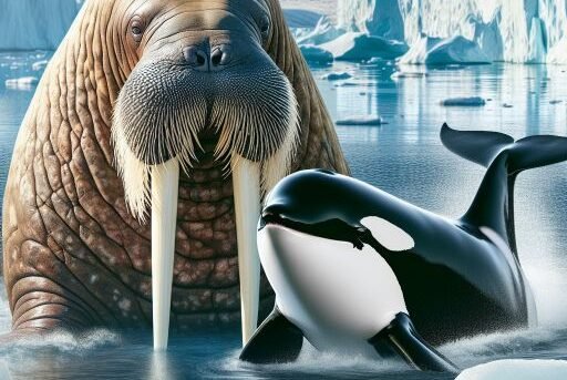 Walrus vs. Killer Whale (Orca)